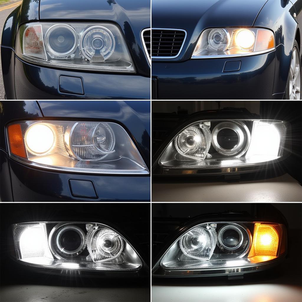 Different 2003 Audi A4 Headlight Types