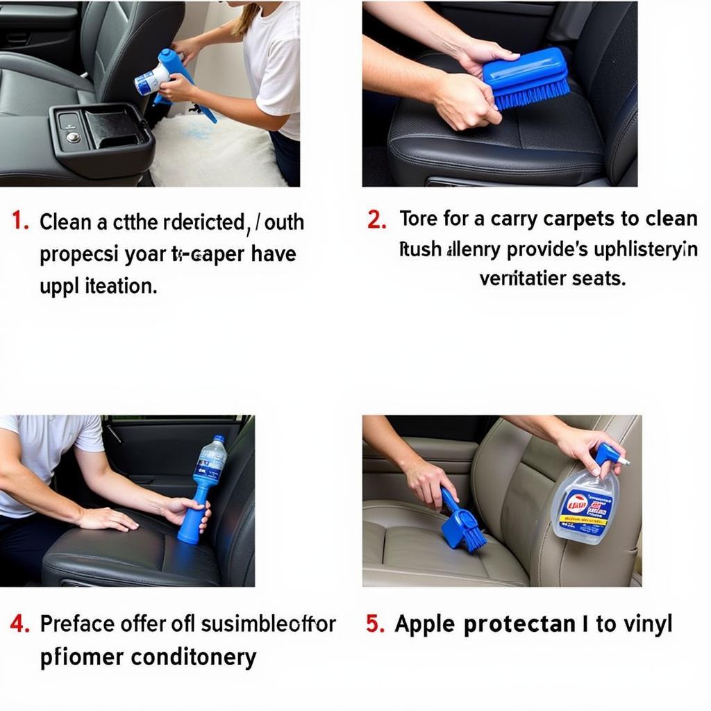 Proper Application of Car Interior Detailing Products