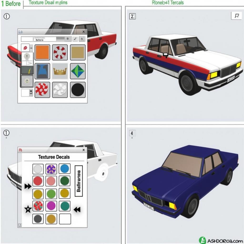 Applying Textures and Decals to a Roblox Car