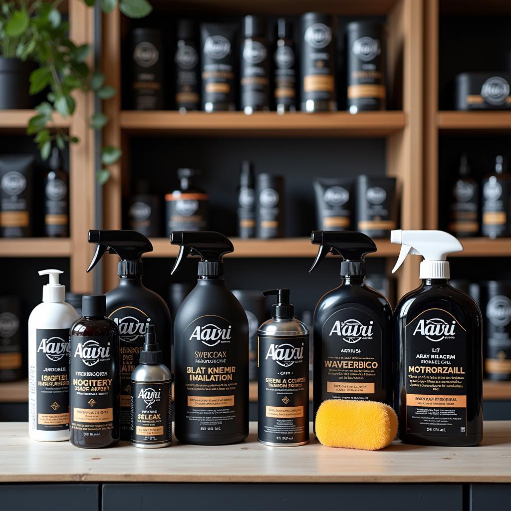 Auri Car Care Product Lineup