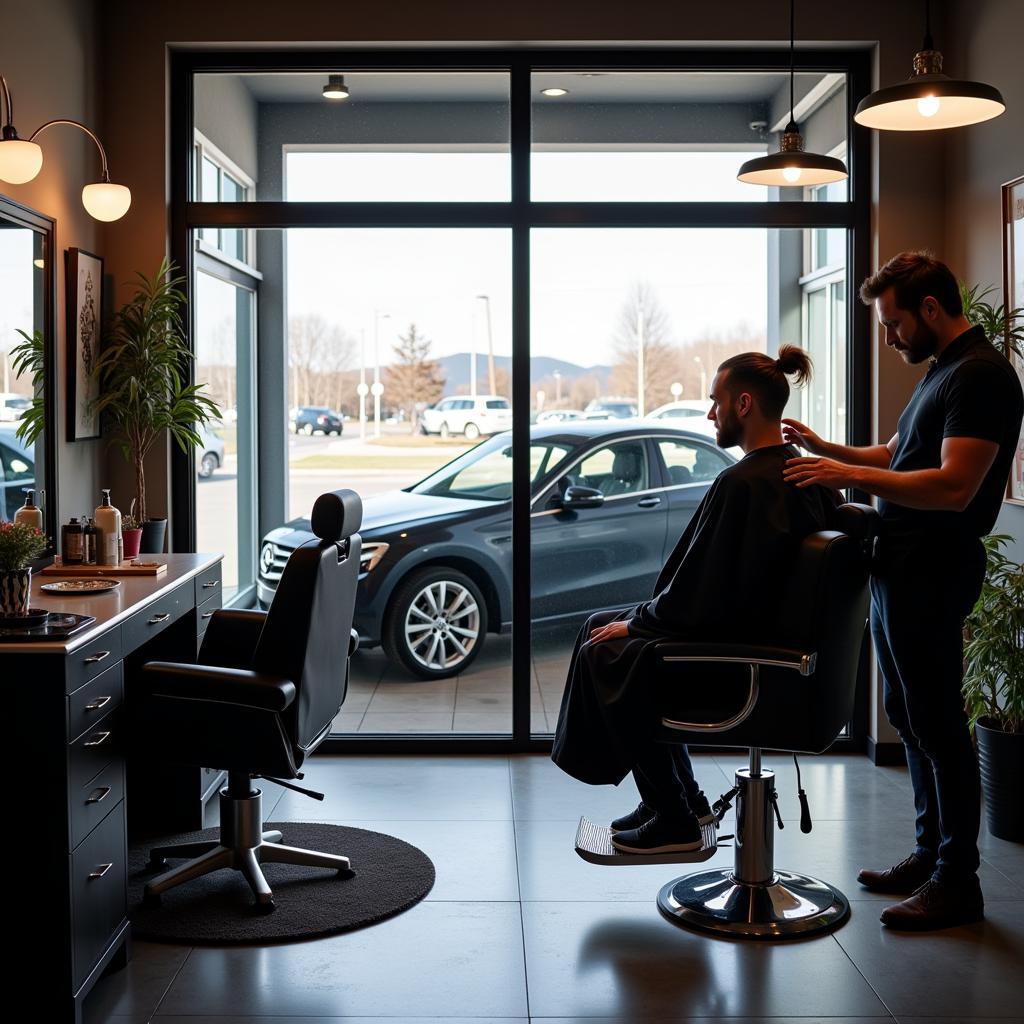 Barber Shop and Car Detailing Combo: A convenient pairing