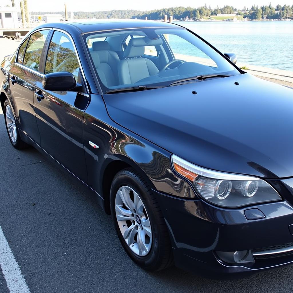 Basic car detailing finished product in Mukilteo WA