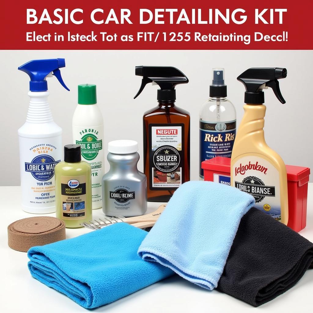 Car Detailing Supplies