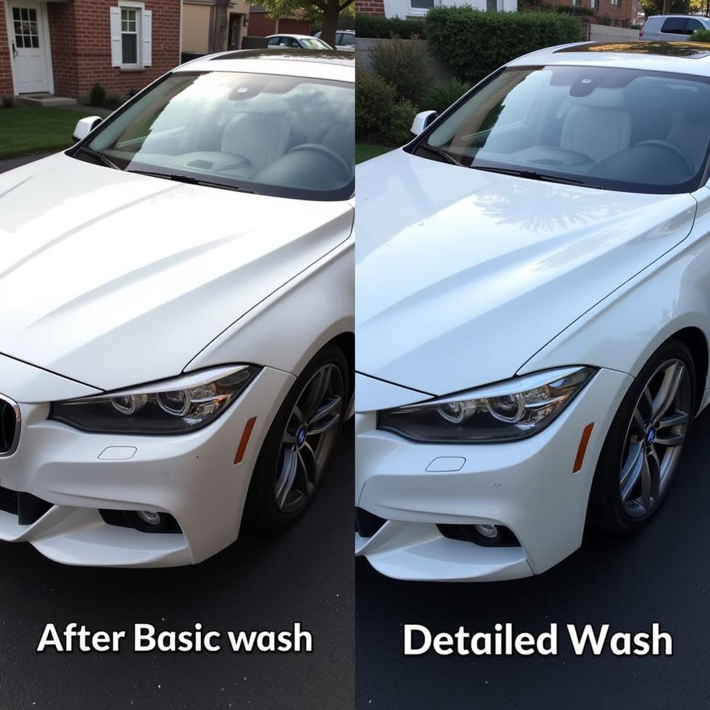 Basic vs Detailed Car Wash Comparison