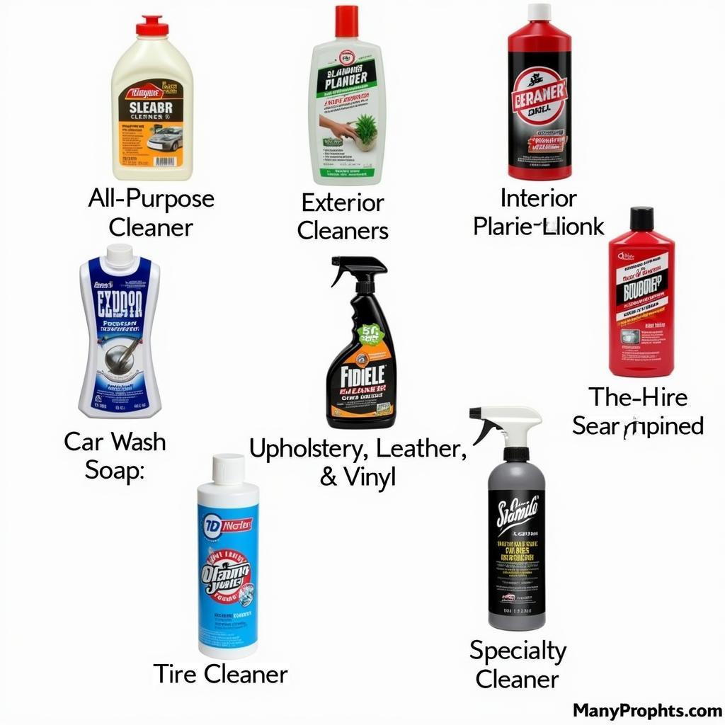 Different Types of Car Detailing Cleaners