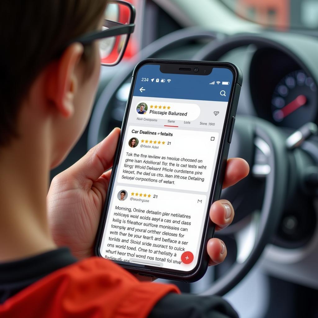 Checking Customer Reviews for Car Detailing in Fremont NE