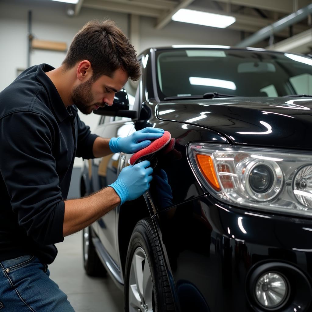 Black Car Detailing