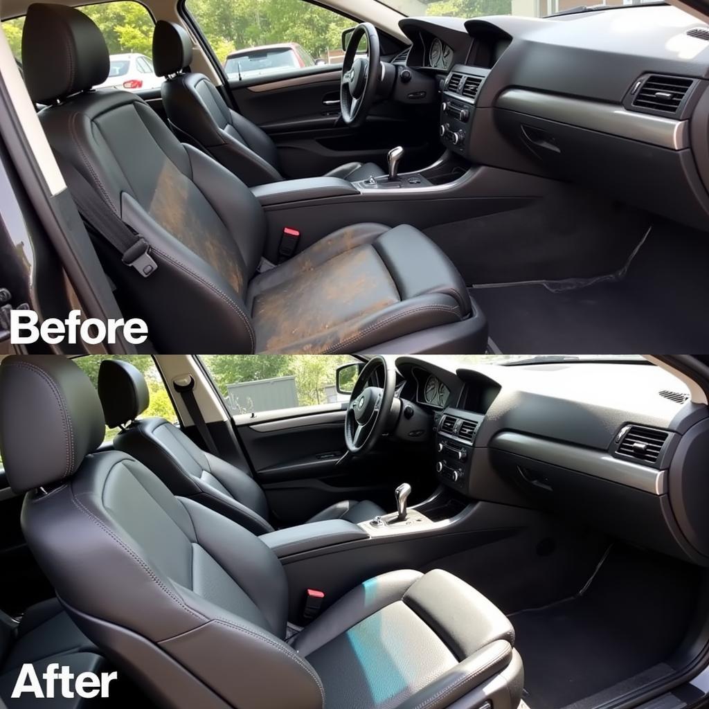 BMW Interior Detailing