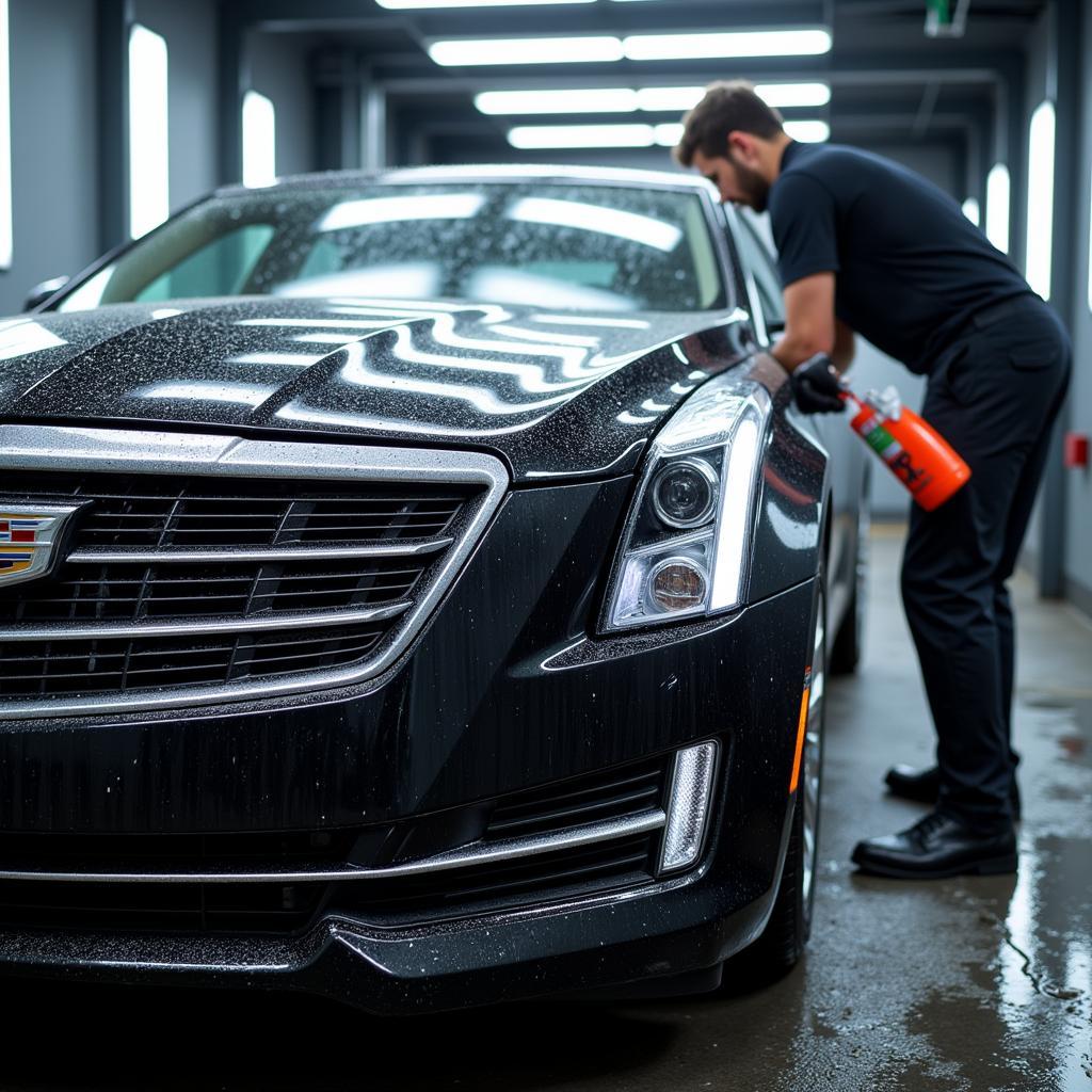 Cadillac Exterior Wash and Detailing