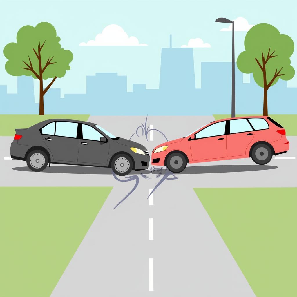 Determining fault in a car accident