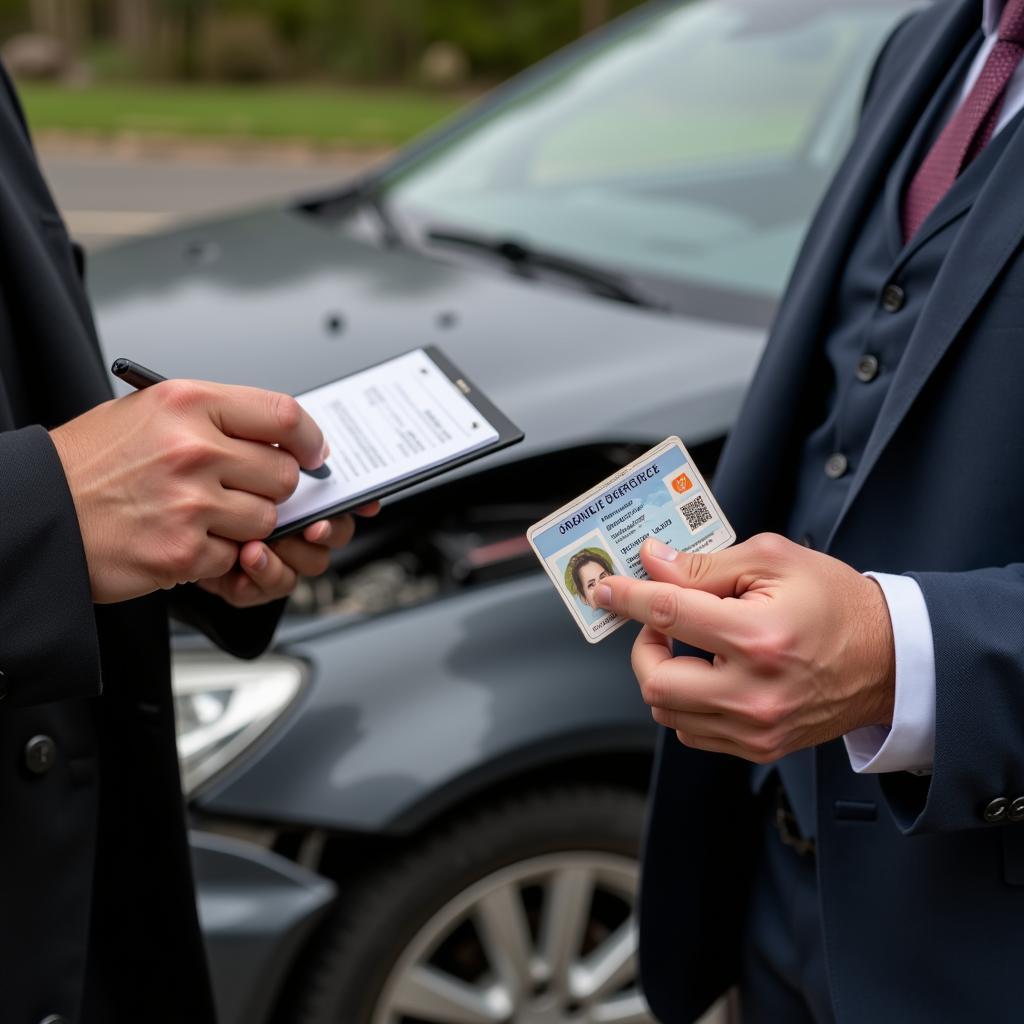 Exchanging Information After Car Accident