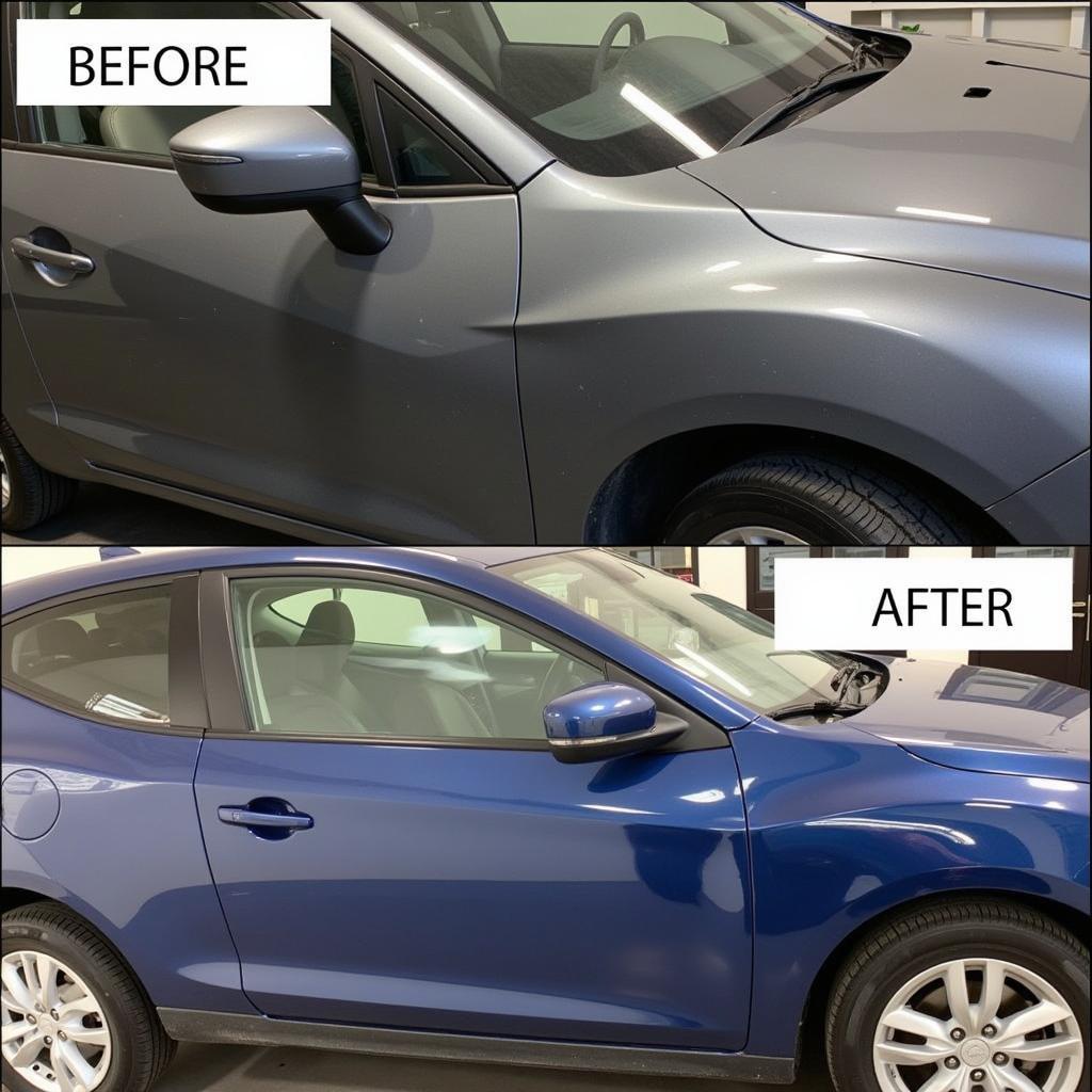 Car Before and After Detailing