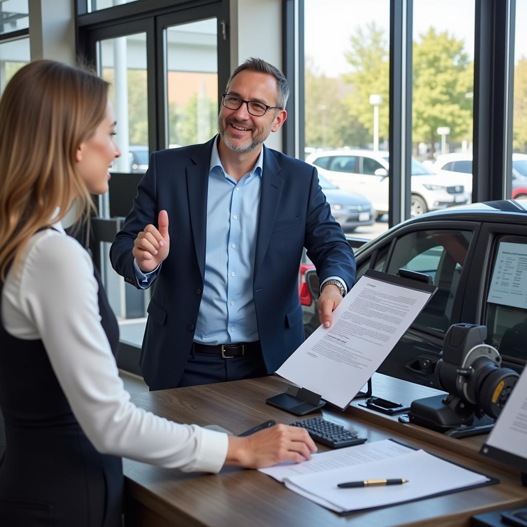 Car Dealership Consultation for Vehicle History