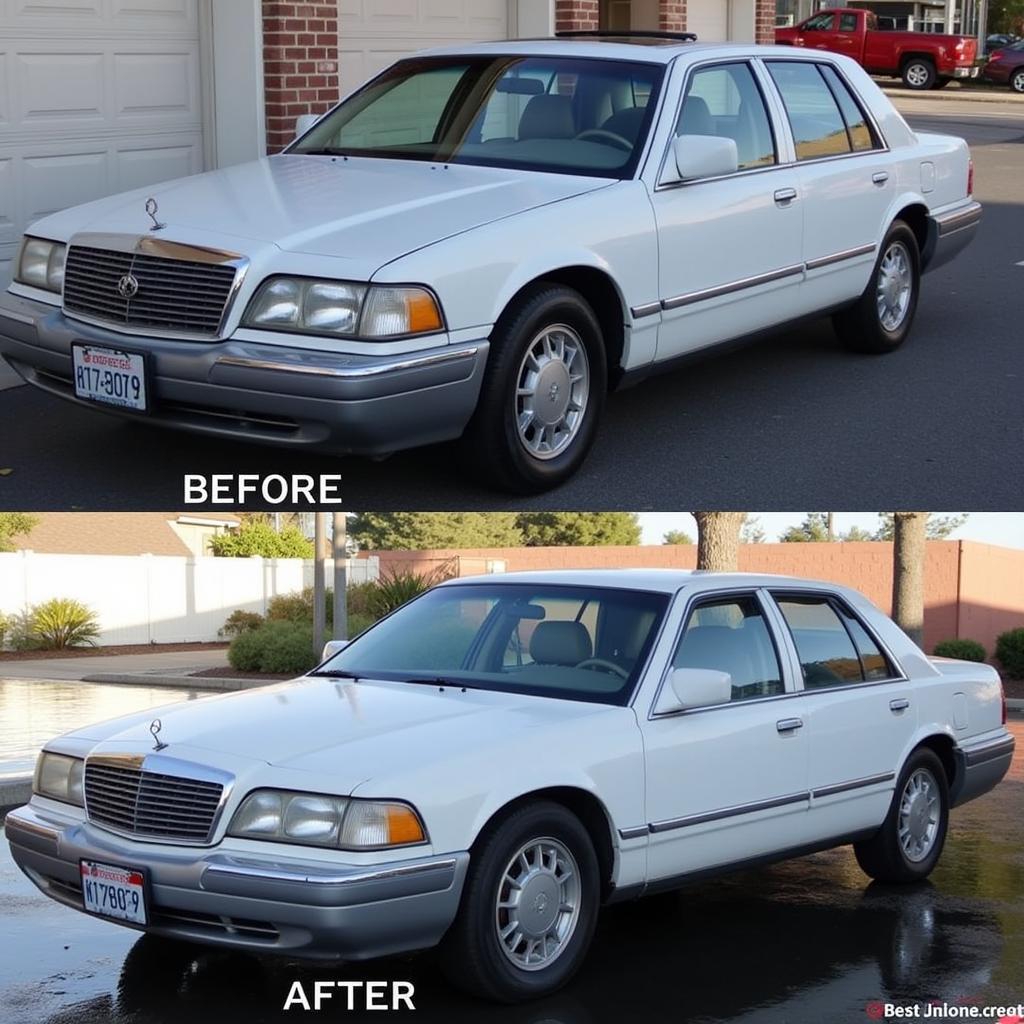 Car Detailing Before & After in 18704