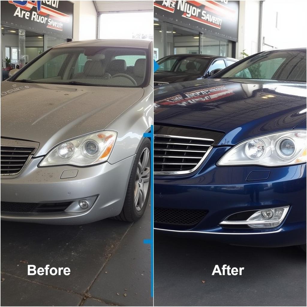 Car Detailing Before & After in 80907