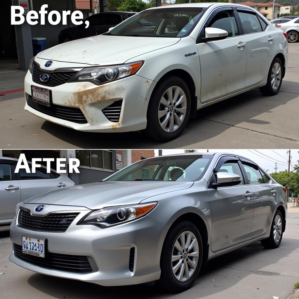 Car Detailing Before & After Philippines