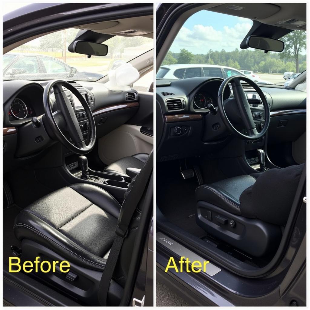 Car Detailing Before and After