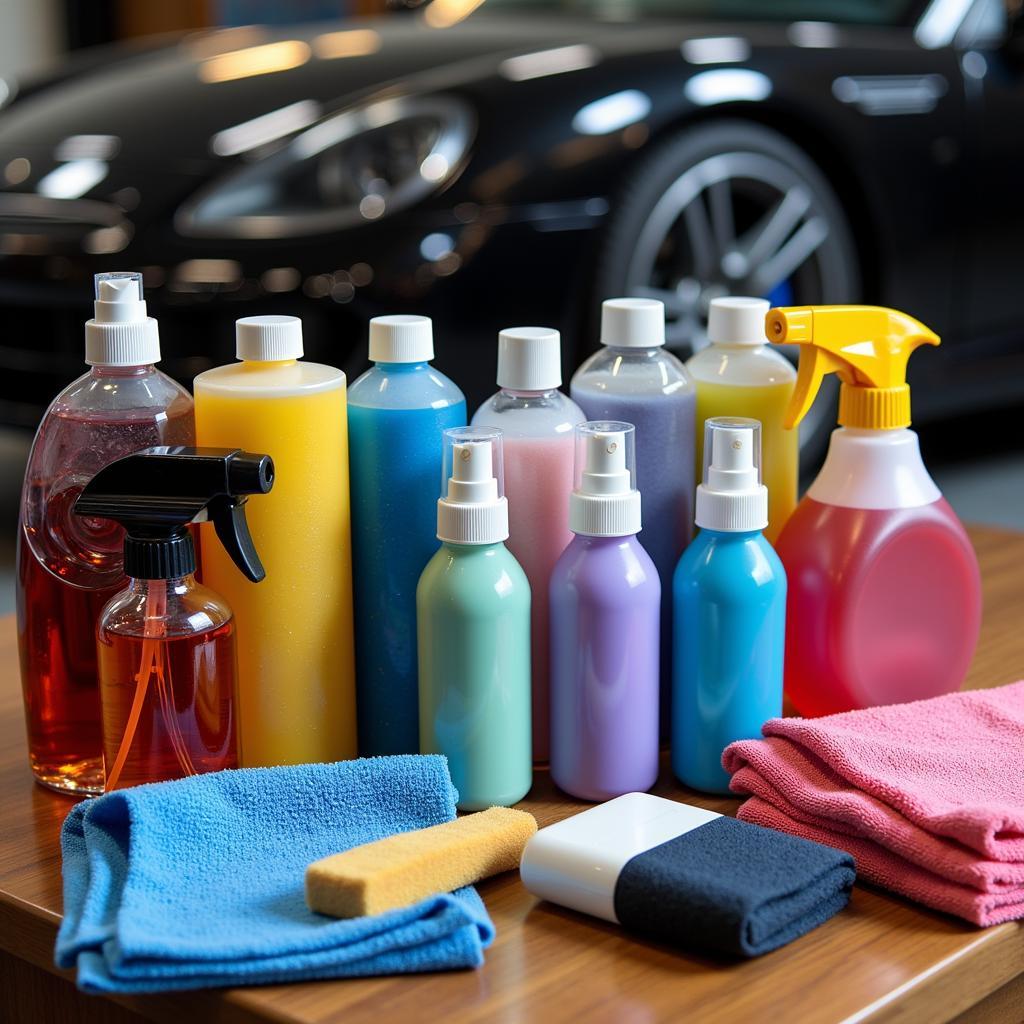 Car Detailing Chemicals Kit