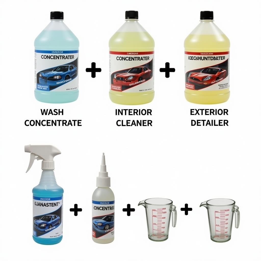 Different Types of Car Detailing Concentrates