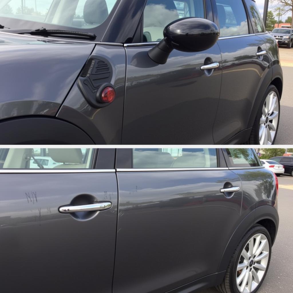 Scratches on Car Door After Dealership Detailing