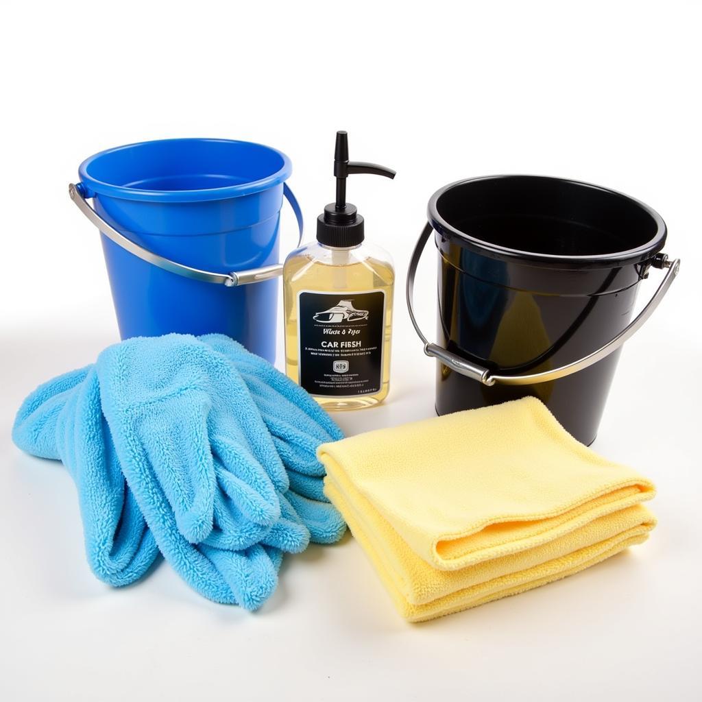 Essential Car Detailing Equipment: Wash Mitts, Buckets, Soap, and Towels