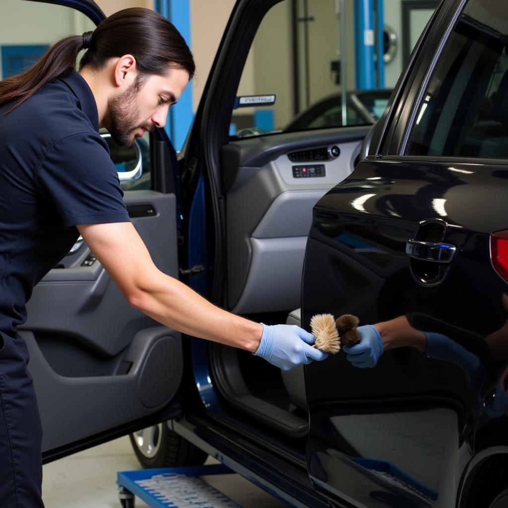 Professional Cleaning Car Interior