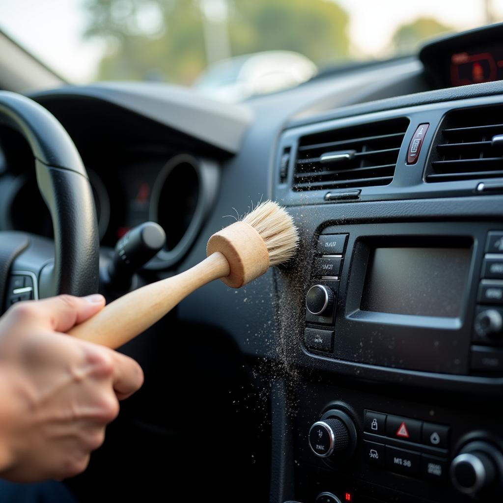 Detailing a Car Interior in West Philadelphia