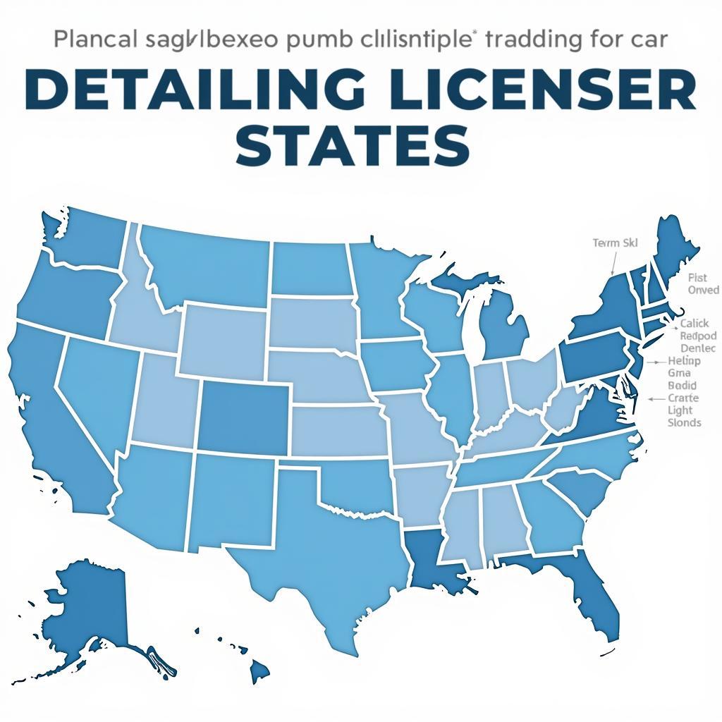 Car Detailing License Requirements by State