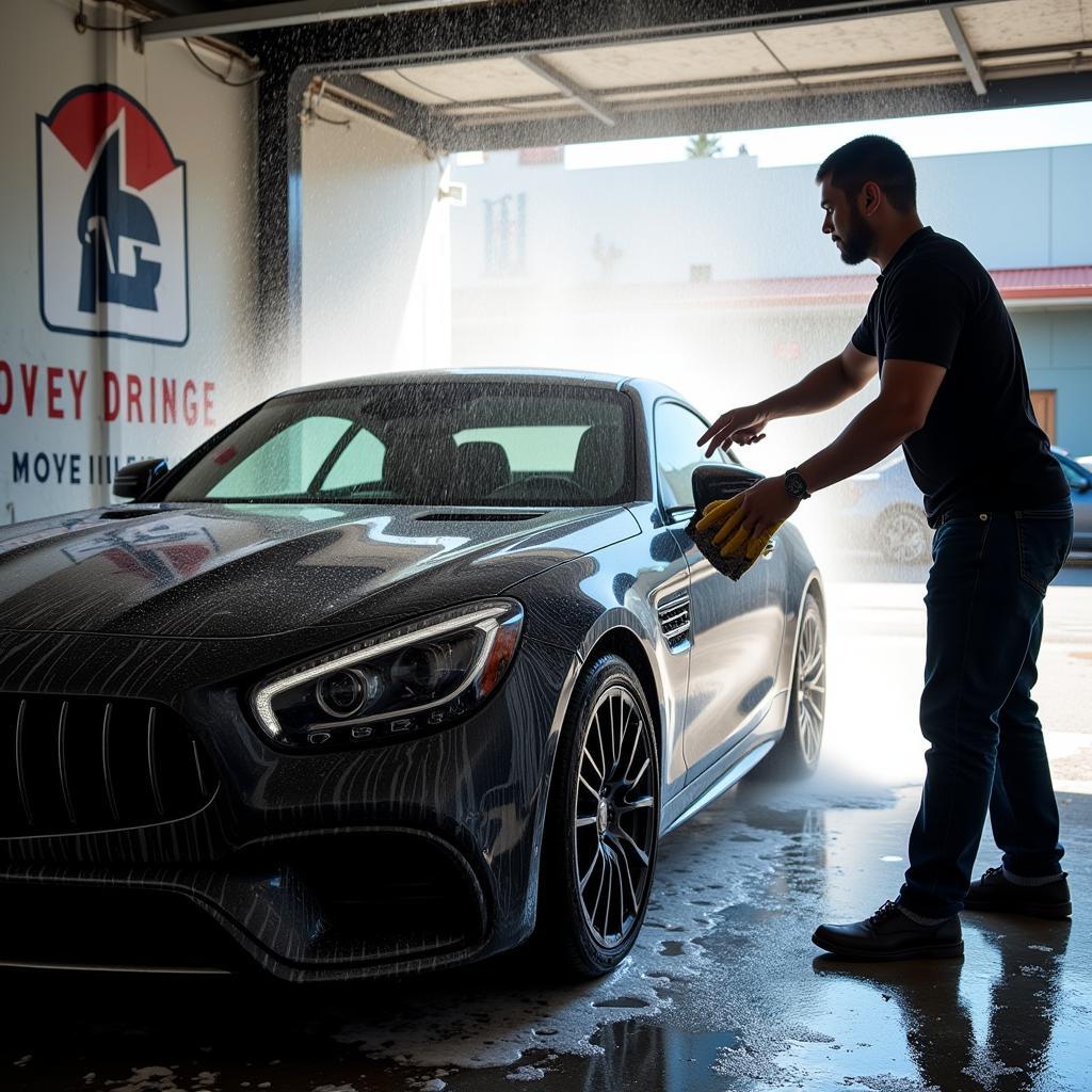 Exterior Car Wash in North Hollywood