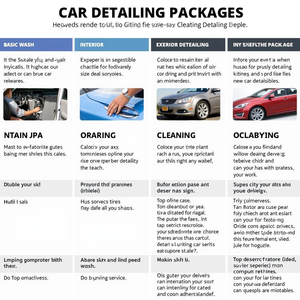 Car Detailing Packages