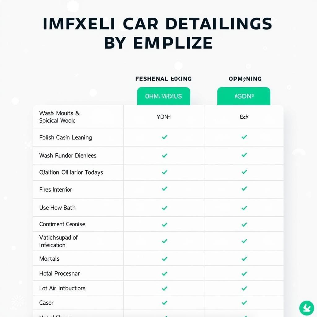 Comparing Different Car Detailing Packages