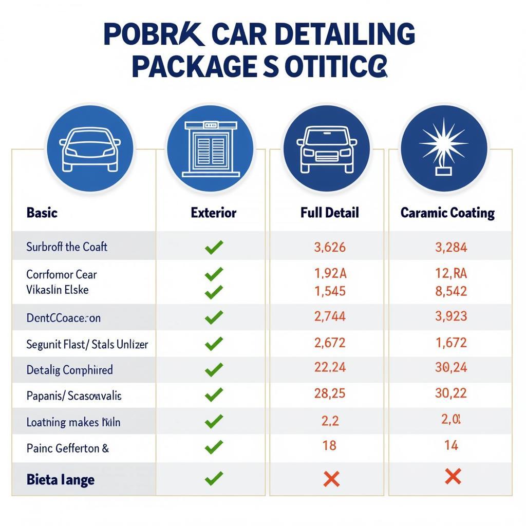 Different Car Detailing Packages Explained