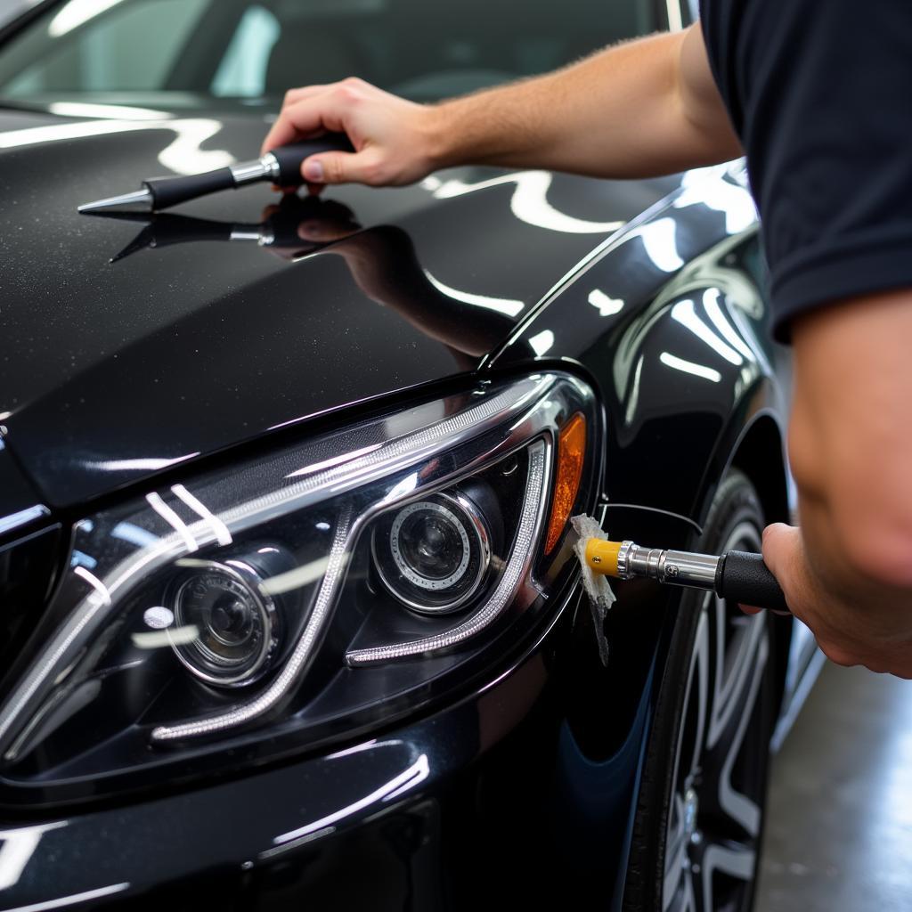 Car Detailing Process in Action