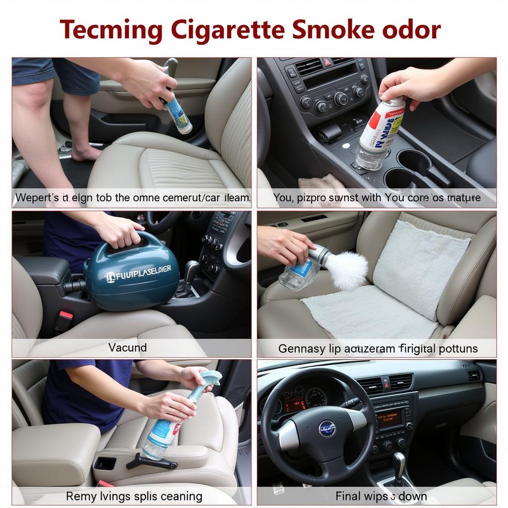 Car Detailing Process for Smoke Odor Removal