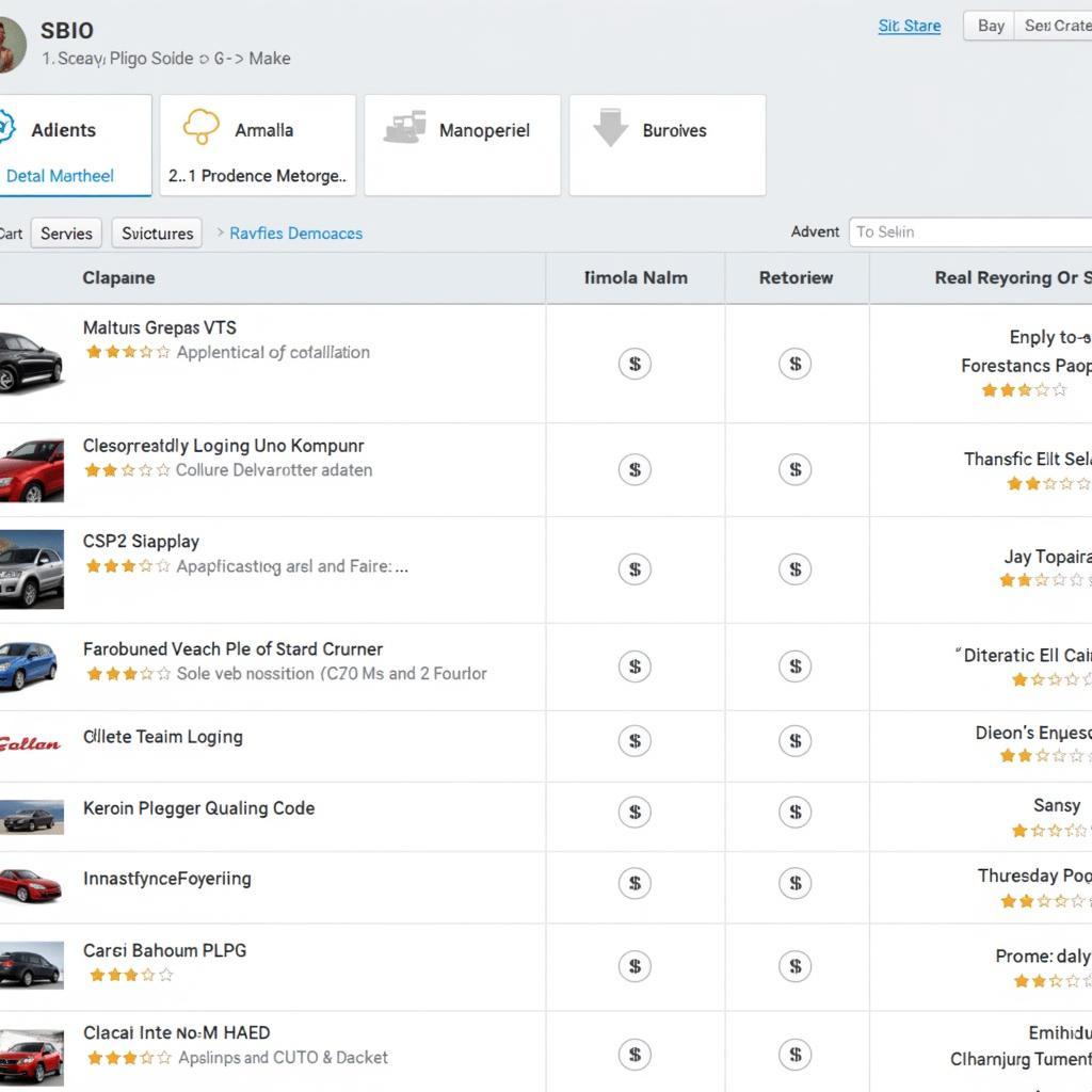 Car Detailing Product Comparison Tool