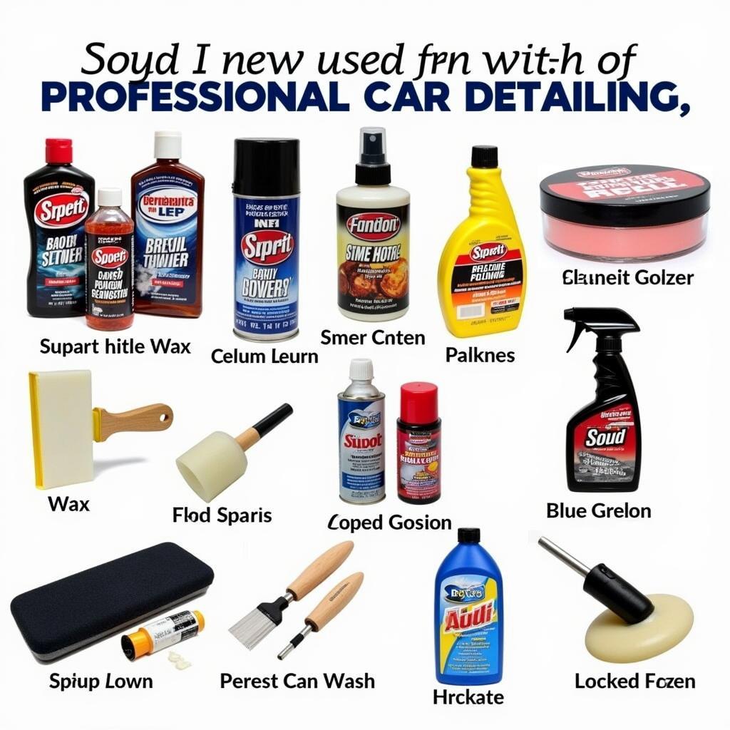 Car Detailing Products