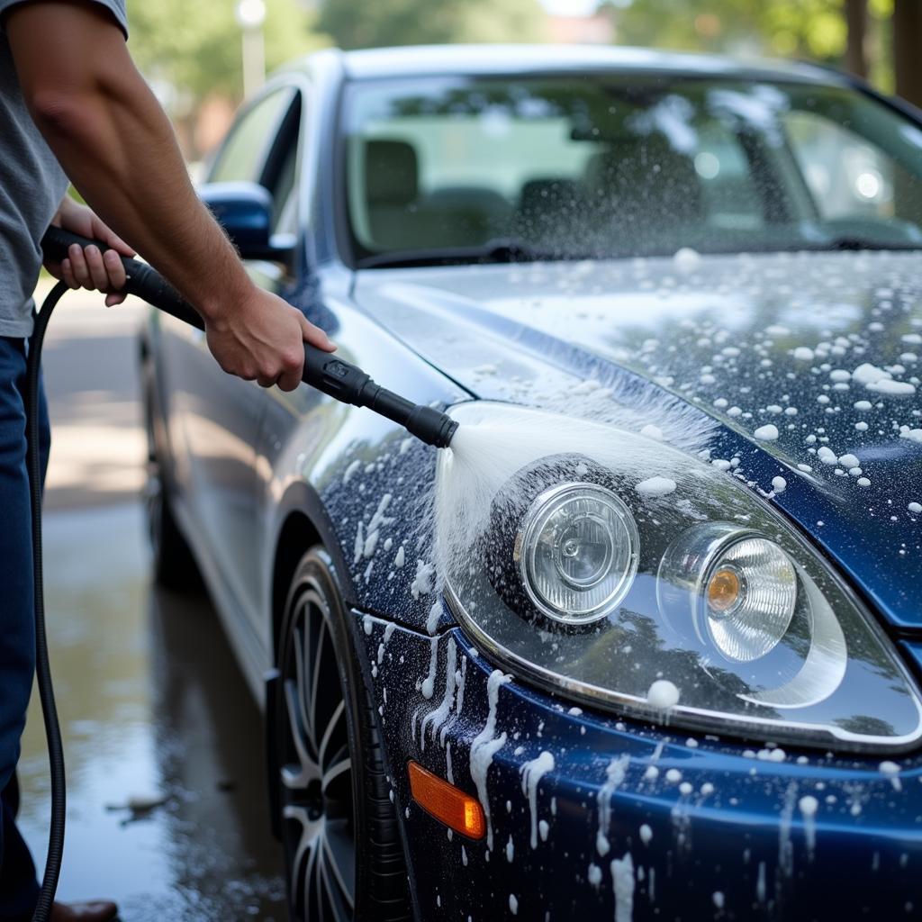 Car Detailing Rinsing