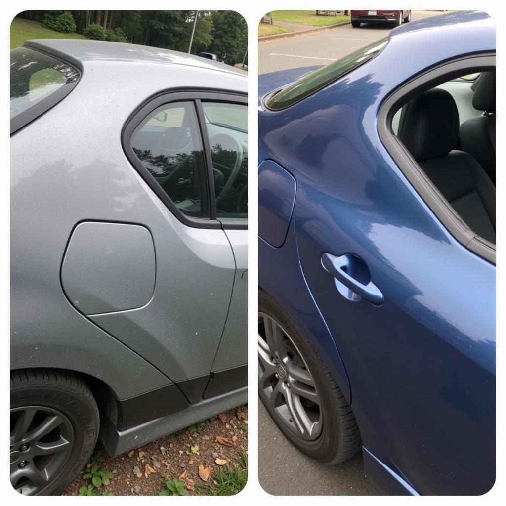 Car Detailing Before & After in Salmon Arm