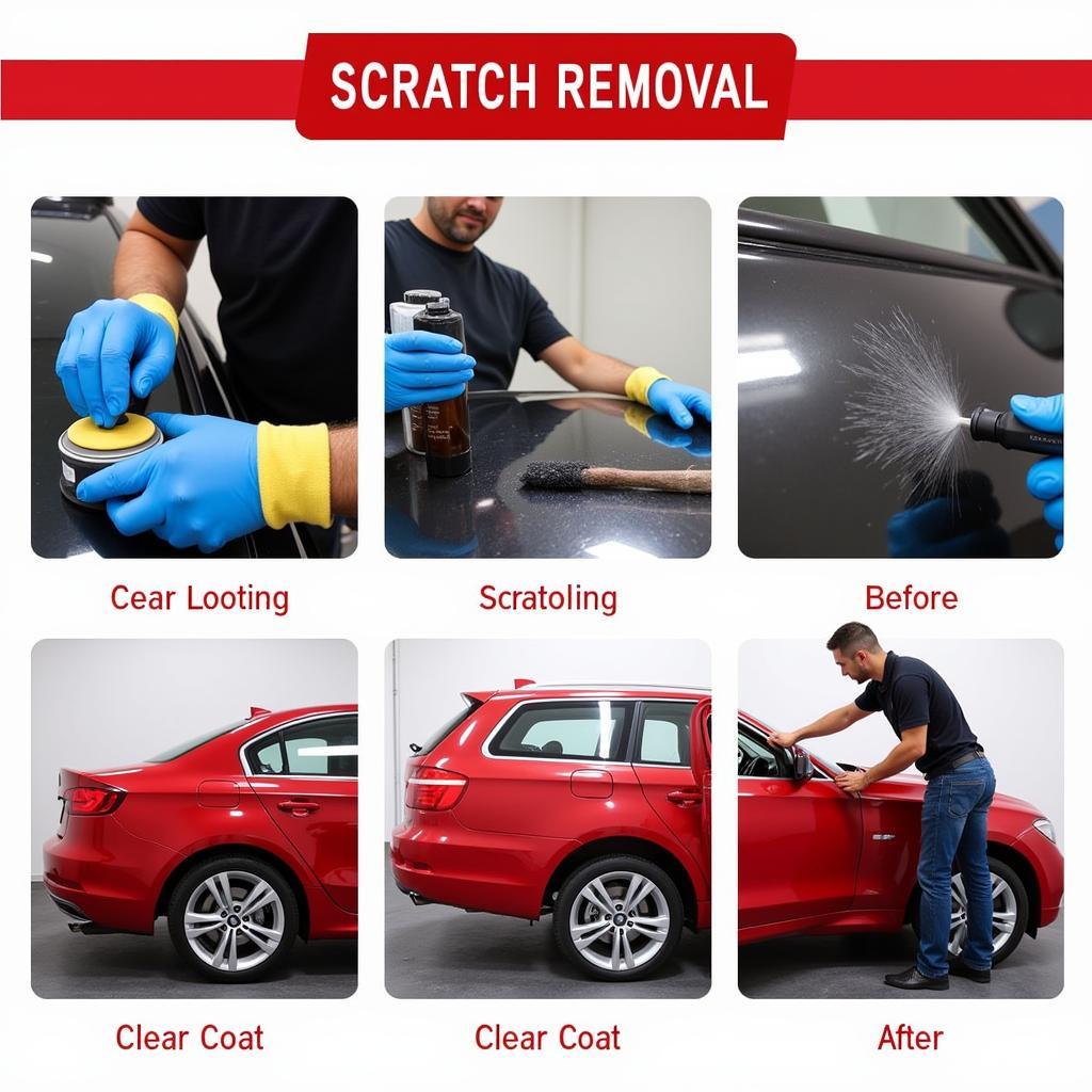 Car Detailing Scratch Removal Process