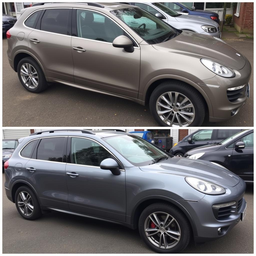 Before and After Car Detailing in Slough