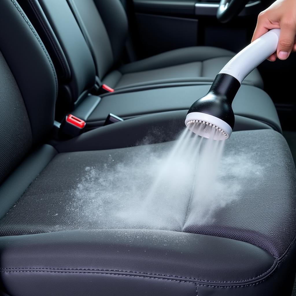 Car Detailing Steam Cleaning Process