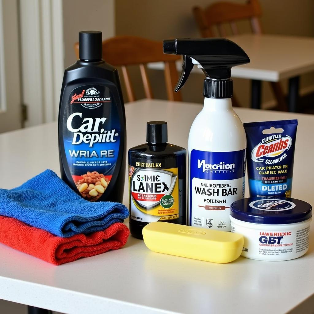 Essential car detailing supplies