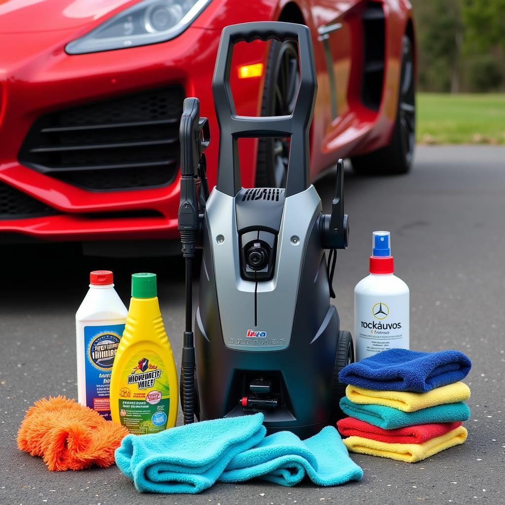 Car Detailing Supplies and Pressure Washer