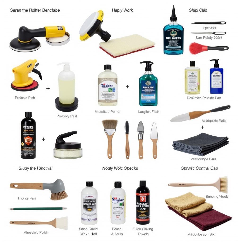 Car Detailing Tools and Products