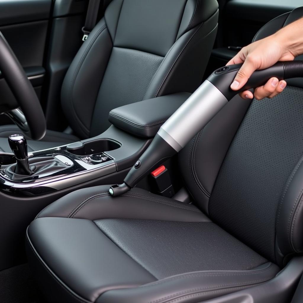 Car Detailing Vacuuming Interior