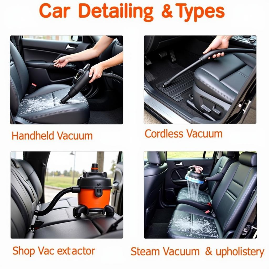 Different Types of Car Detailing Vacuums