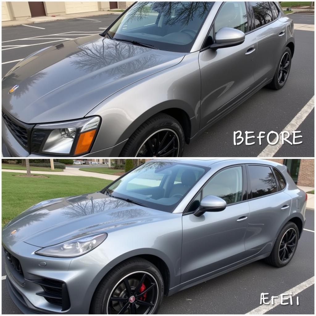 Car Detailing Before and After in Wood River