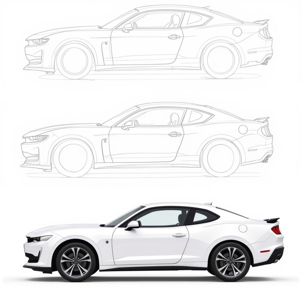 Car Details and Refinement Sketch