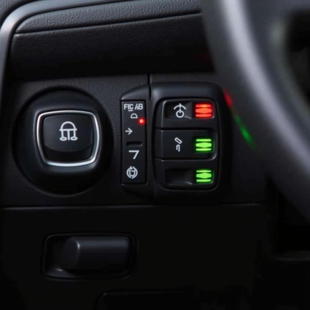 Car Heated Seat Control Panel