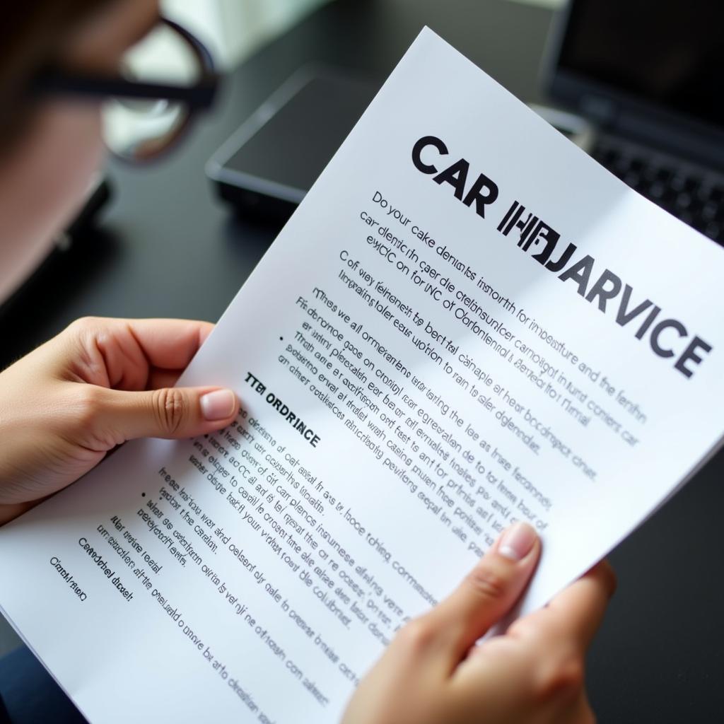 Car Insurance Documents